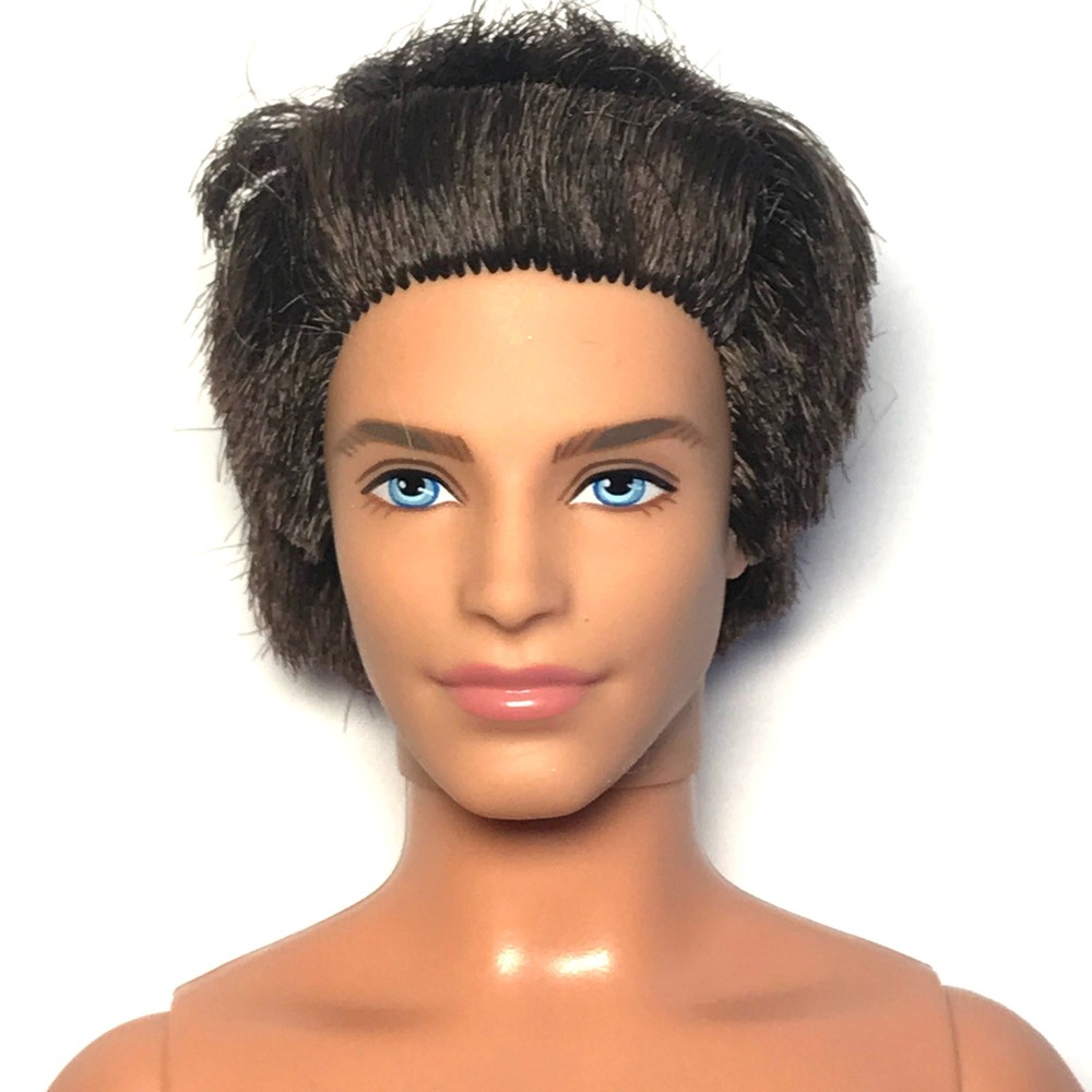 Nude Barbie Fashionistas Swappin' Styles Sporty Ken Articulated V3397 V7147 Doll